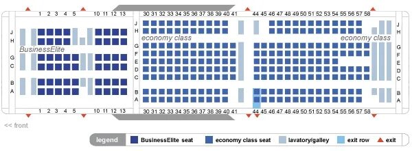 Схема боинг 777 300er аэрофлот расположение мест Боинг 777 300ер места схема