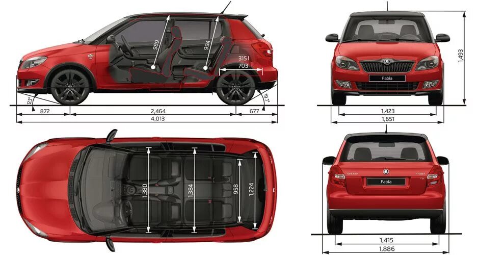 Длина рс. Skoda Fabia 2 габариты. Ширина Шкода Фабия 2. Габариты Шкода Фабия 2. Габариты Шкода Фабия хэтчбек 2012.