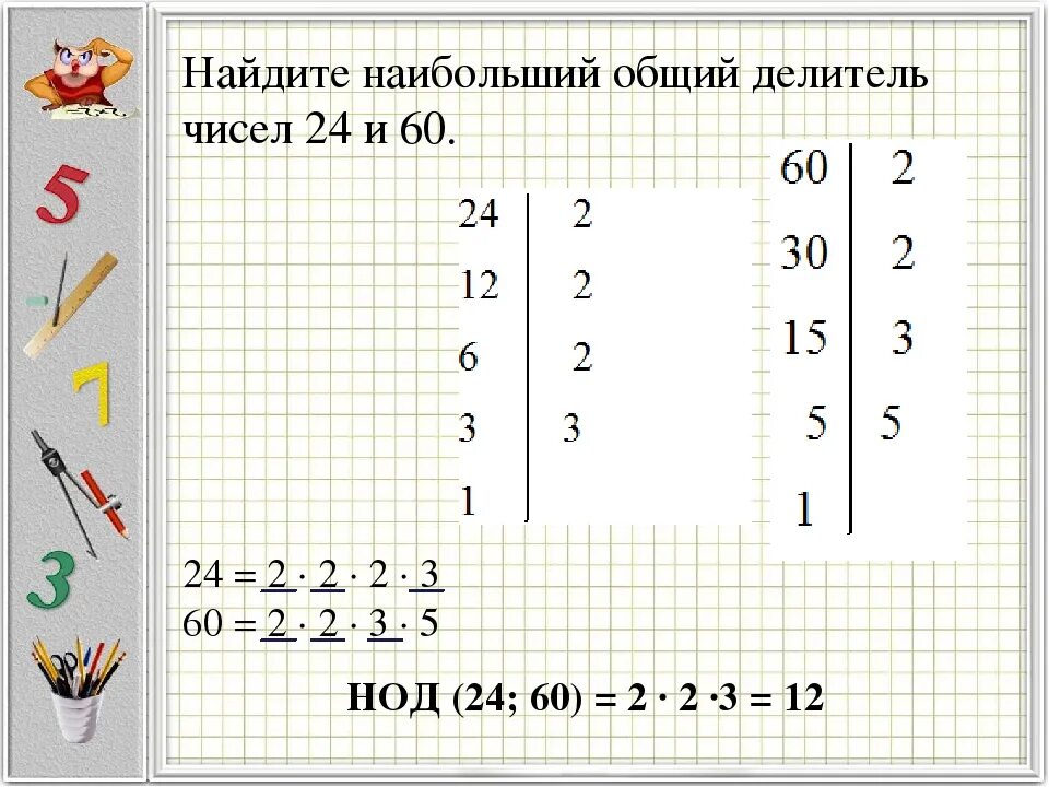 Нод математика 6. Наибольший общий делитель чисел. Как найти наибольший общий делитель. Как найти наибольший общий делитель двух чисел. Какинайти наибольший общий делитель.
