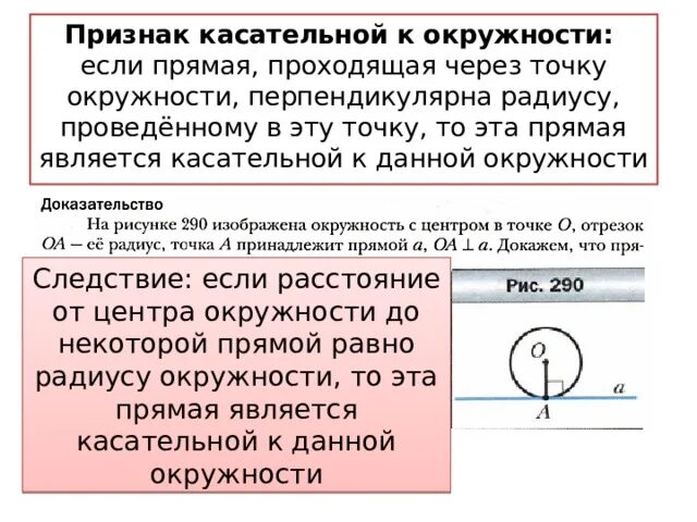 Прямая является касательной