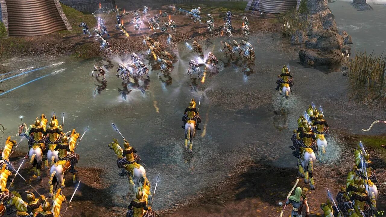 Middle of the might. Battle for middle earth 2. lotr 2 игра.