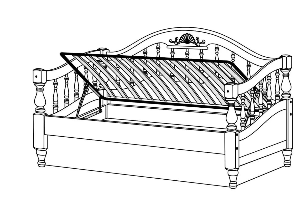 Какую форму имели кровати. Кровать тахта Триглав мебель. Тахта Сальвина СКМ-003-80. Триглав мебель кровать с тремя спинками.