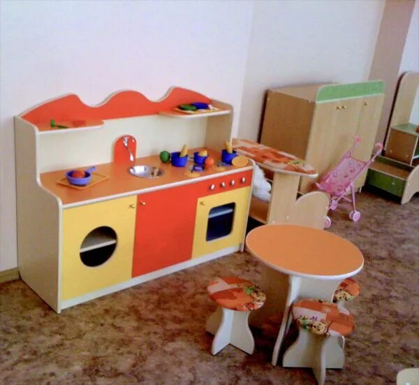 кухня игровая для детского сада.