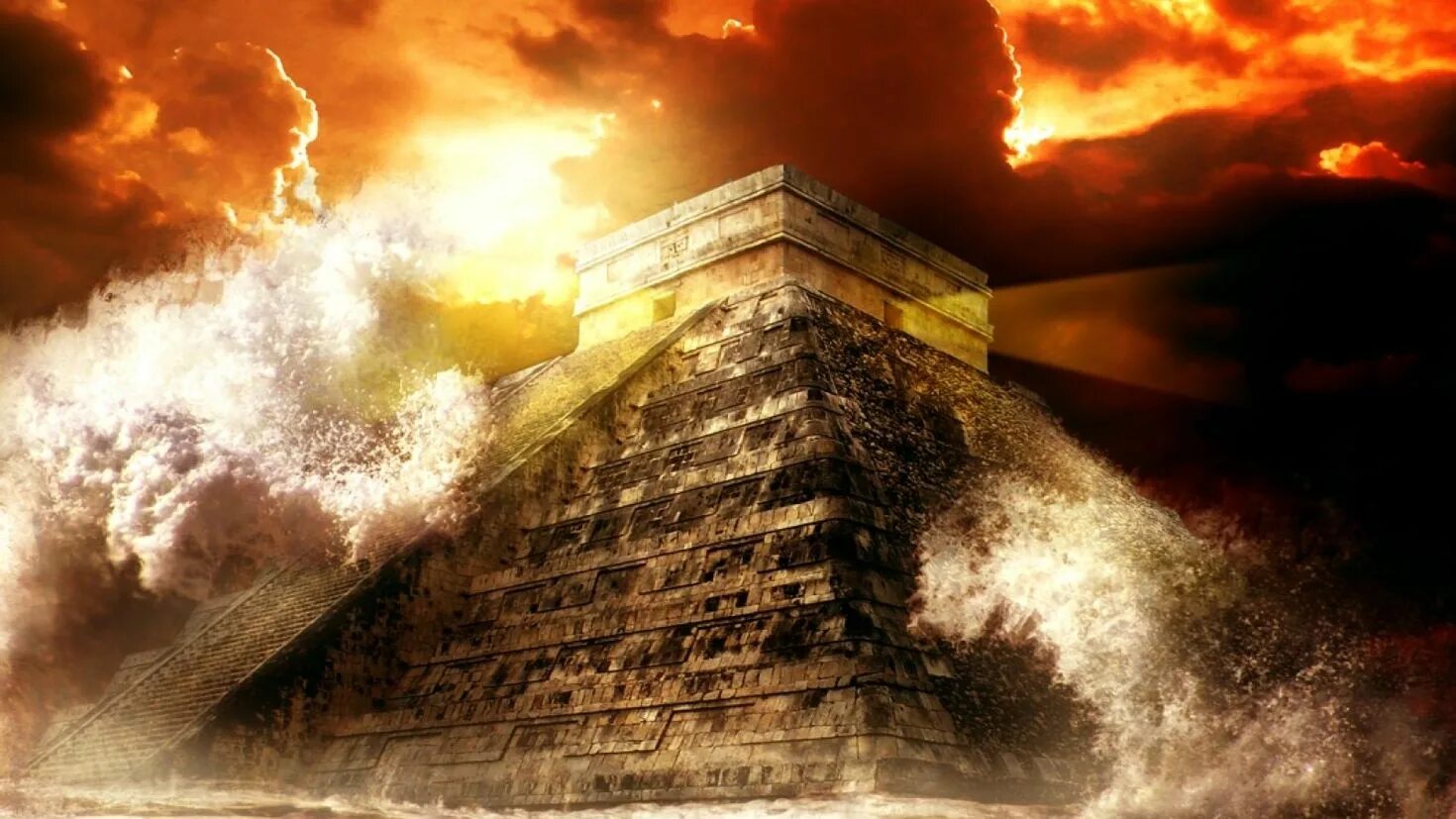 6 конец света. Конец света. Конец света 2012. Конец света фото. Пирамиды арт.