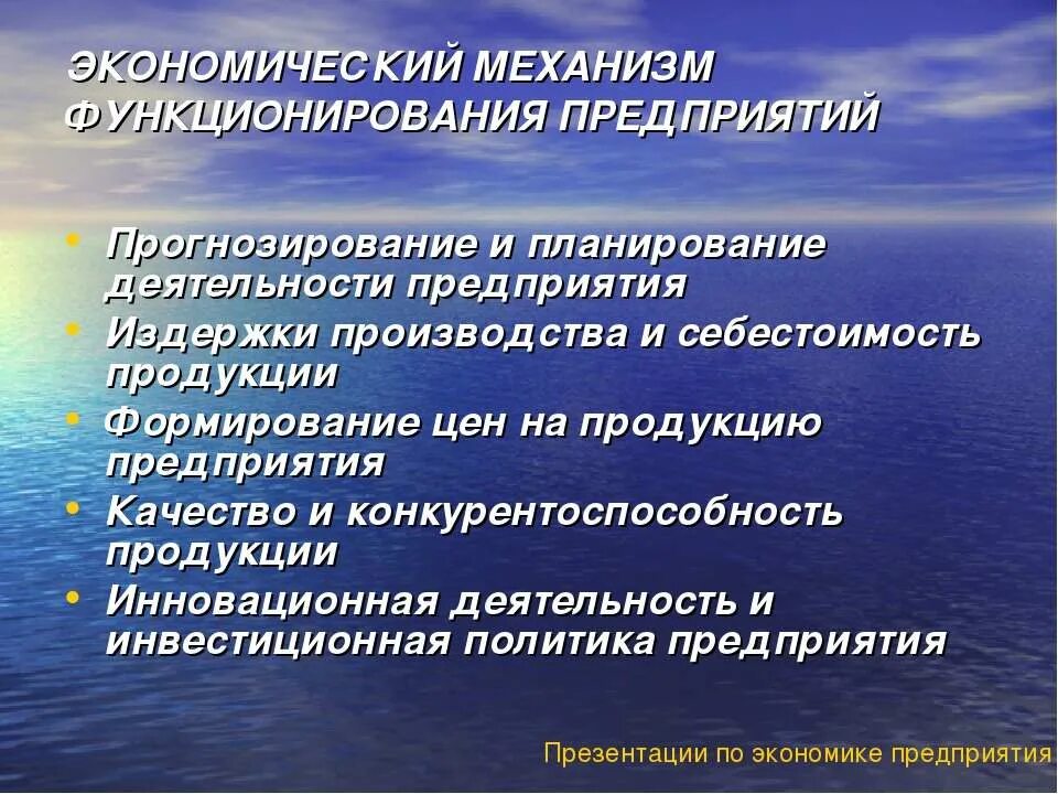 социально экономический механизм