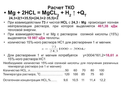 Mg cl2 электронный баланс