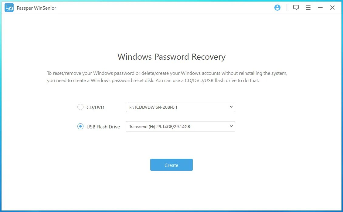 Как сбросить забытый пароль виндовс 10. Windows password Recovery. Reset Windows password. Приложение для восстановления пароля Windows 7. Passper WINSENIOR.