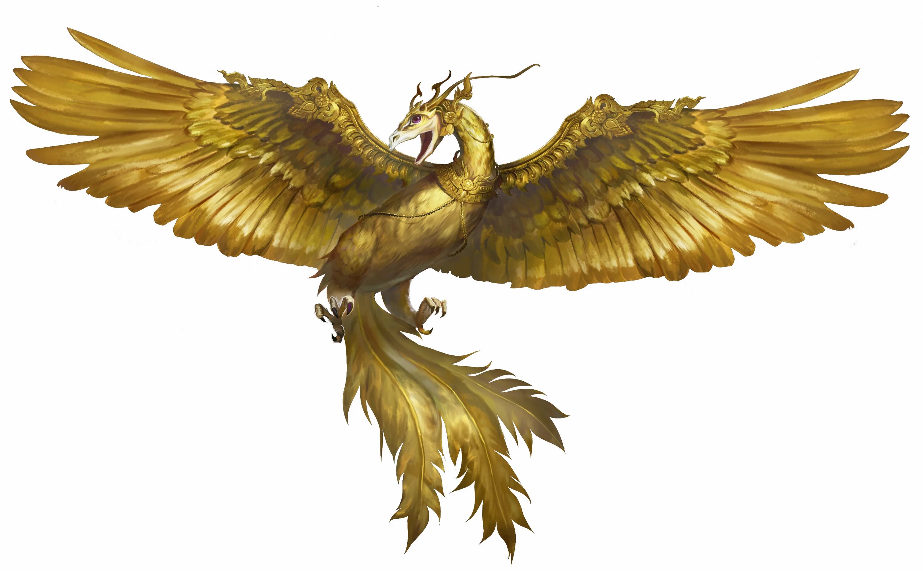 Золотые птицы 2. Птица рух. Птица с золотыми крыльями. Золотая птица рух. Птица рух мифология.
