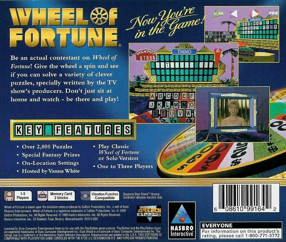 Wheel of Fortune Sega CD. PLAYSTATION 2 Wheel of Fortune. Ps1 Wheel of Fortune 2nd Edition.