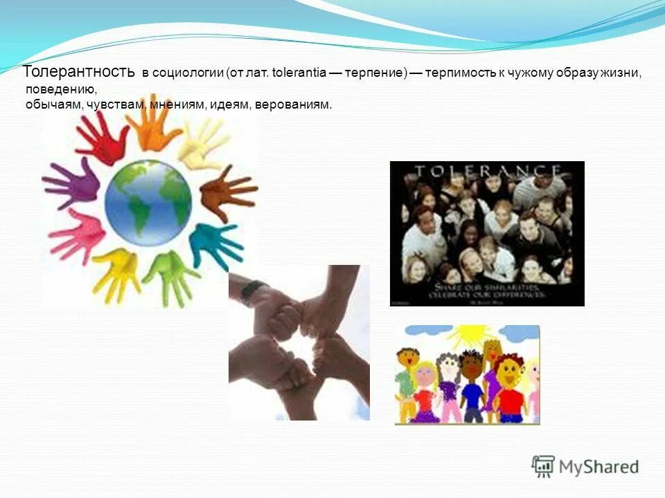 терпимость к чужим мнениям верованиям чужому образу