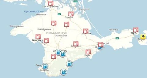 Азс краснодарский край карта
