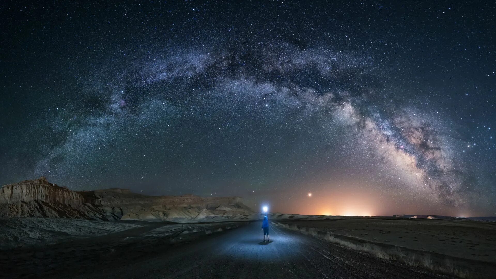 Under the milky way