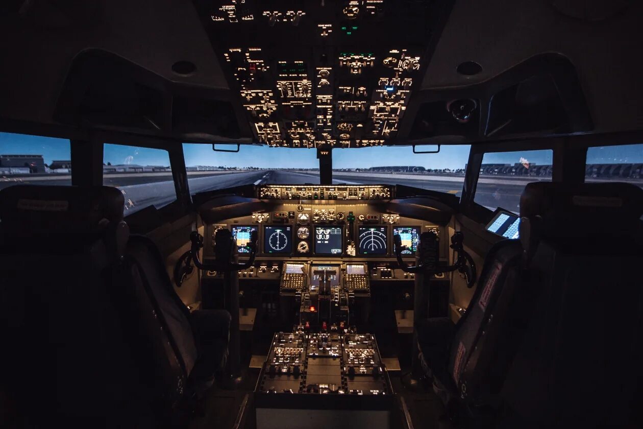 Boeing flight simulator