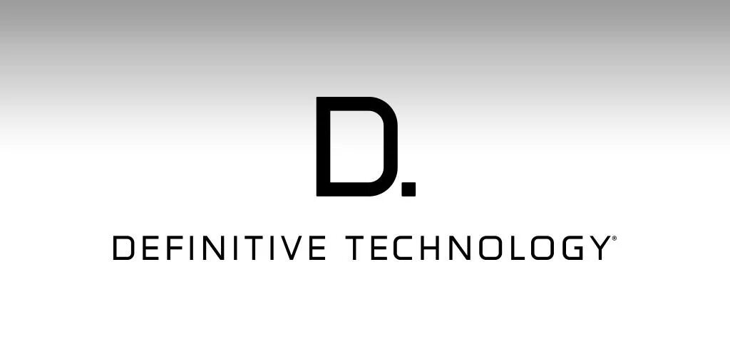 Definitive Technology logo.