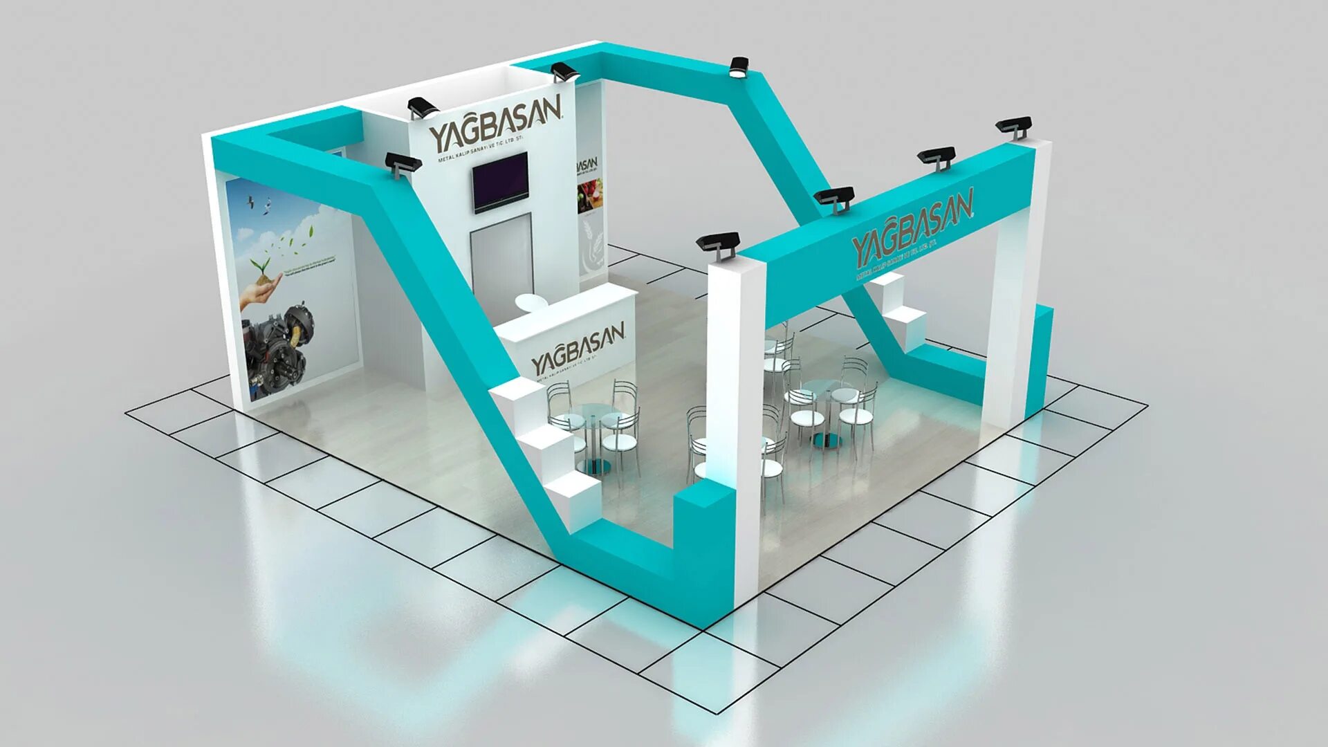 Стенд для реле. The Stand. Fuar Stand cam. Cinergia CAD стенд электротермотренировки.