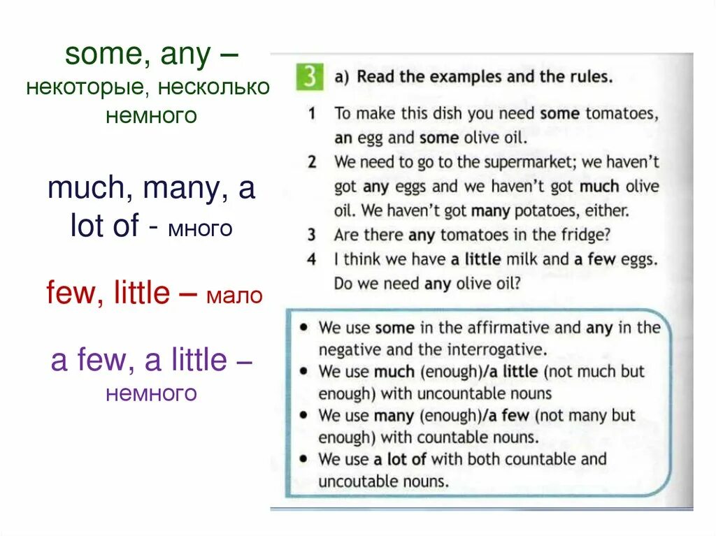 Few little a lot of правило. Some any much many таблица. Some any much many a lot of правило. Some any much many a lot of a few a little 7 класс спотлайт правило. Few some any разница.