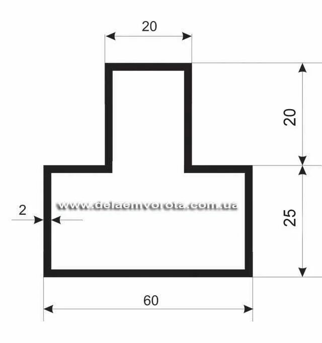 Купить т профиль для откатных. Т-образный профиль для откатных ворот. Т-образный профиль для откатных ворот Размеры. Т профиль для откатных ворот толщина. Профиль стальной для уличных ворот 60x80 (6000), dhs181.