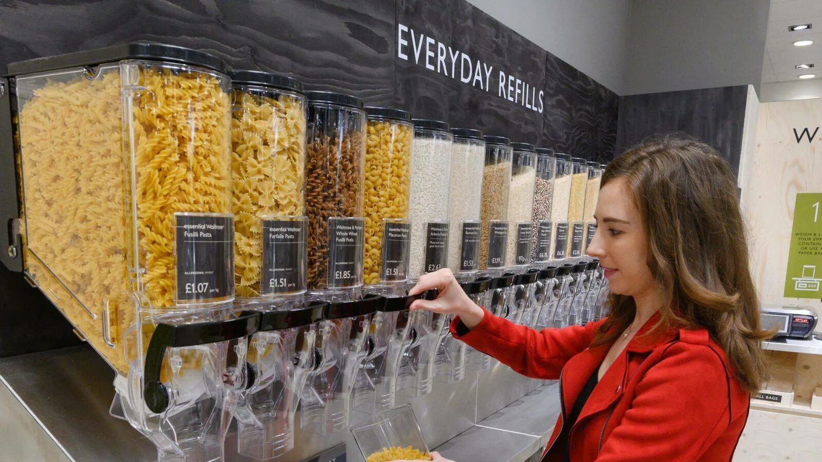 Какой бизнес можно открыть в 16. Продукты без упаковки. бизнес идеи. упаковка продуктов в супермаркете.