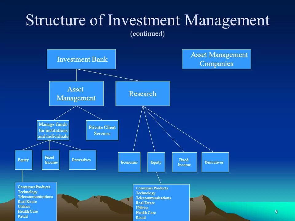 Structuring bank. Investment Banking structure. Structure of investment Banks. Management structure. Management structure of the Company.