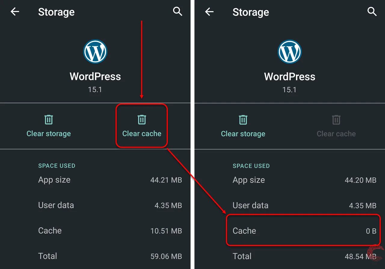Clear app data. Clear app data