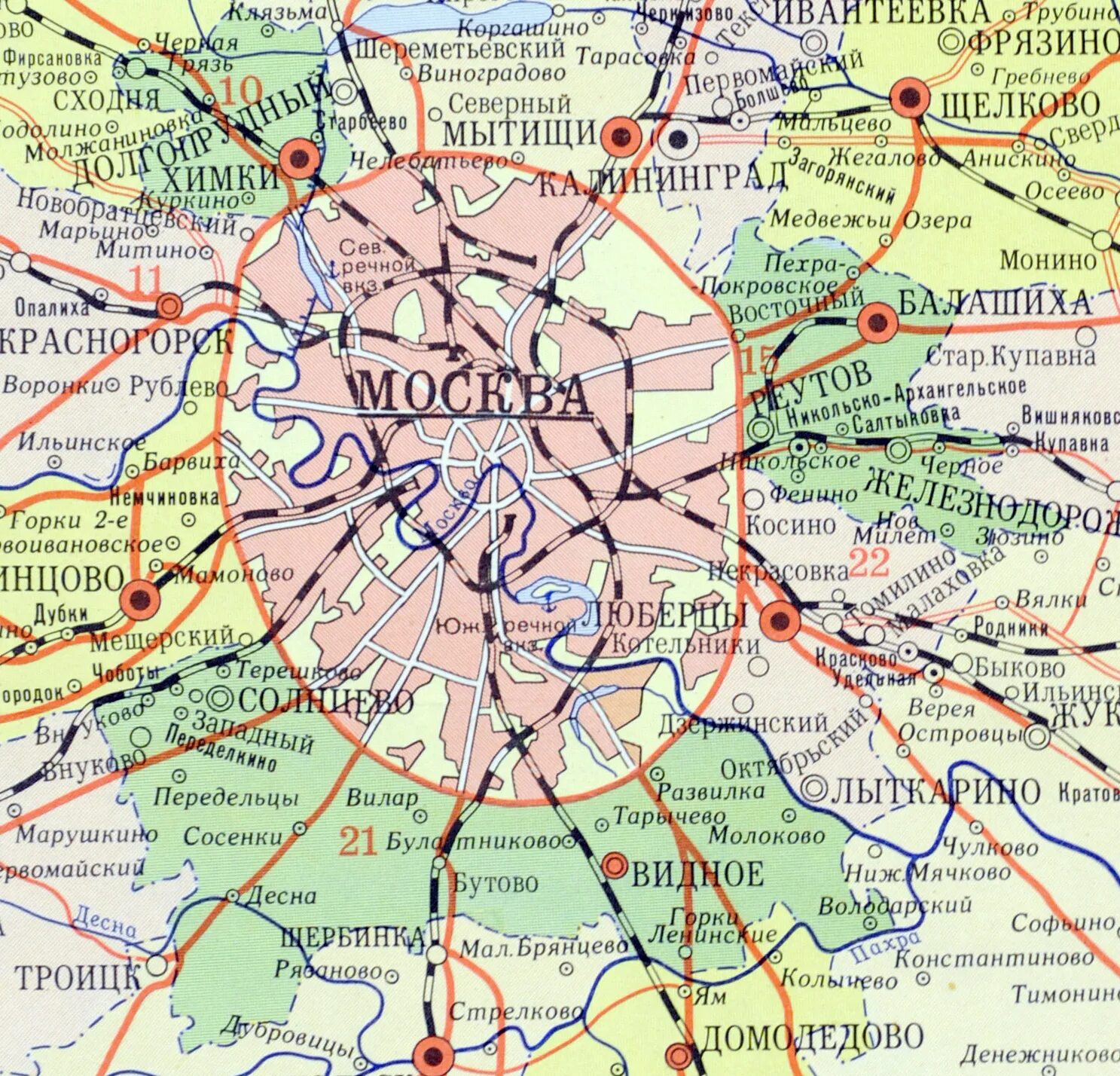 Карта Москвы и Московской области с городами и поселками. Карта Москвы и Подмосковья с городами и поселками 2021. Автомобильная карта Москвы и Московской области. Карта автомобильных дорог Московской области подробная.