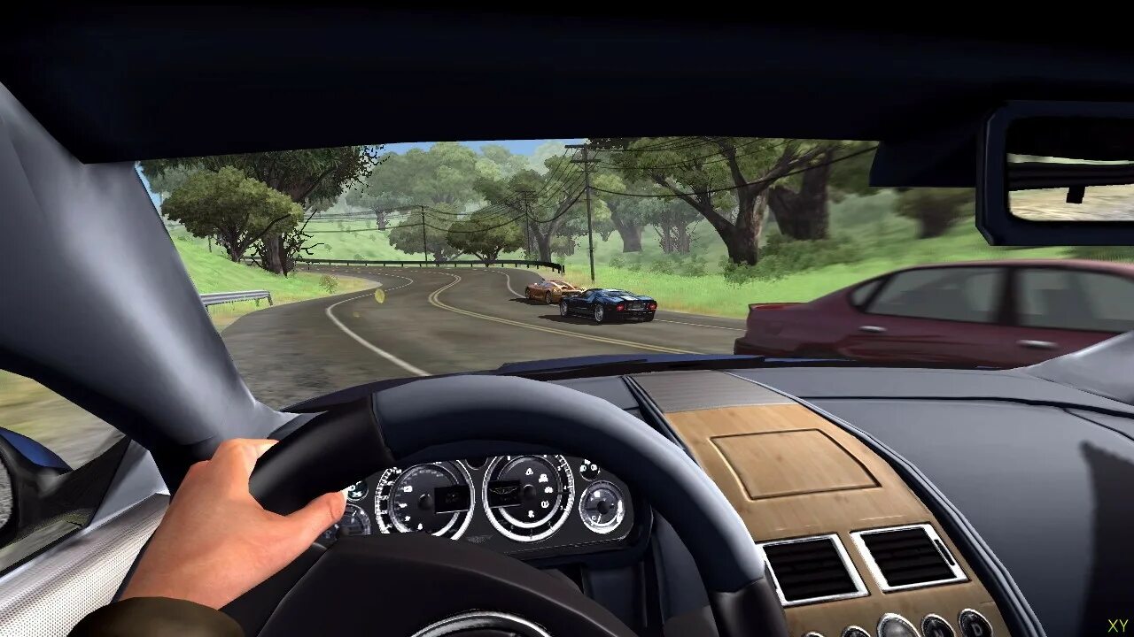 Im playing a game im driving