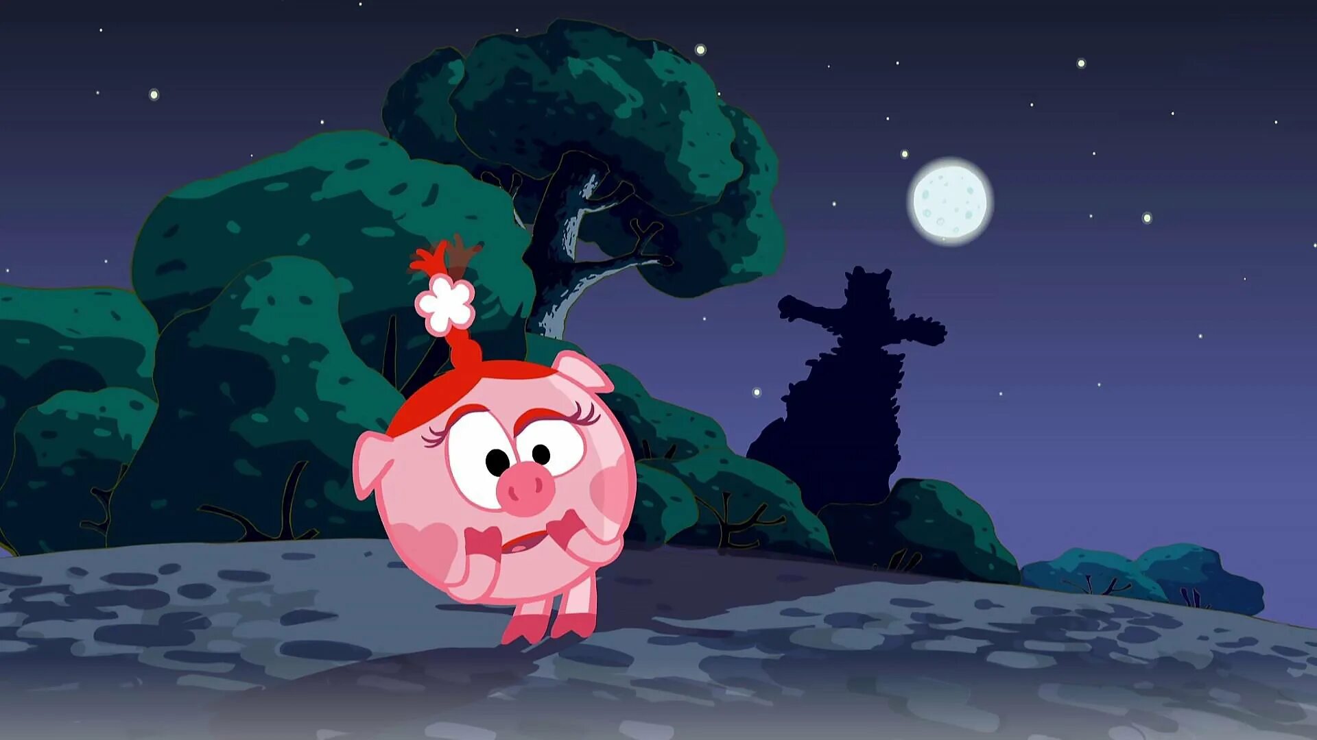 Чёрный ловелас из смешариков. Смешарики путник. Смешарики ночь. Смешарики тихие лесные тропинки. Тёмный ловелас смешарики.