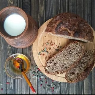 Хлеб из овсяных хлопьев в духовке