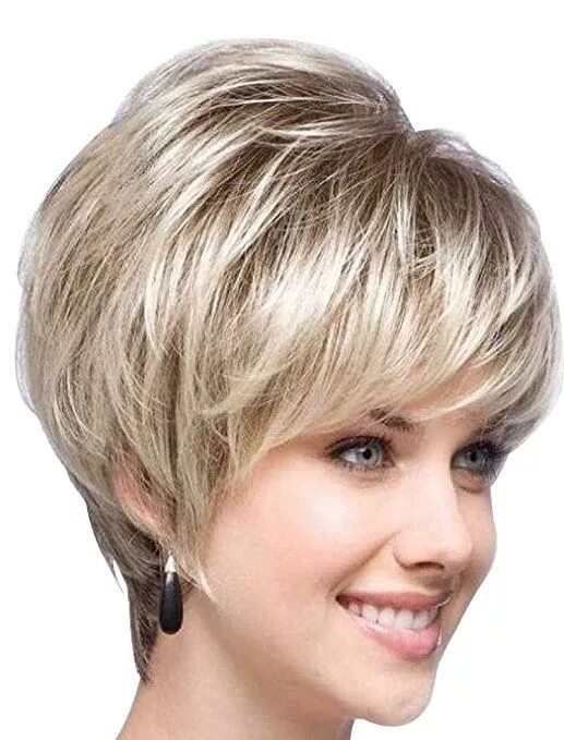 Résultat de recherche d'images pour "jolies coupes courtes cheveux gris" Short h