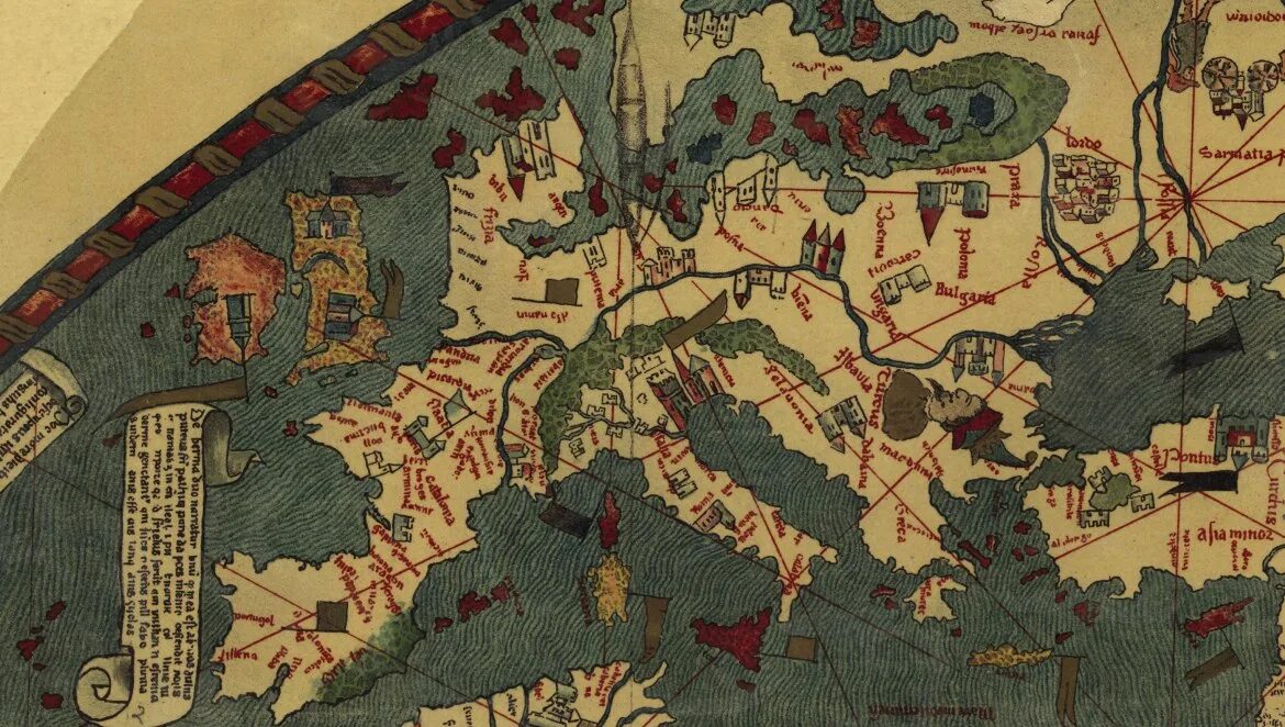 Читать историю европы. История европы. вымышленная история. фото карты средние века. перед вами фрагменты европейской средневековой карты.