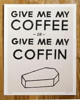 Me my coffee