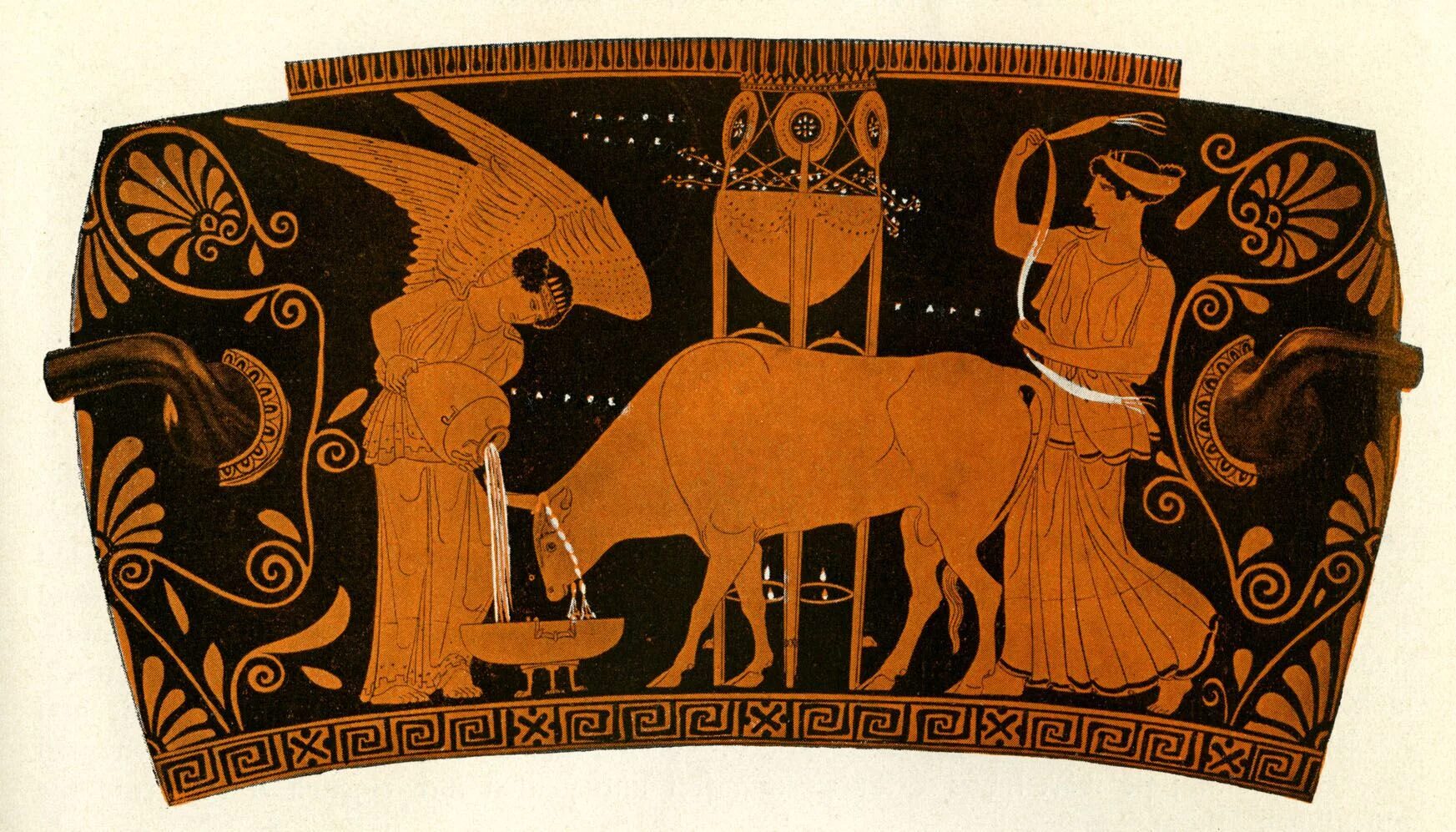Обряд женщина в коне. Культ коня в древней Греции. Вазопись древней Греции Грифон. Греческий орнамент на вазах. Греческая ваза с орнаментом.