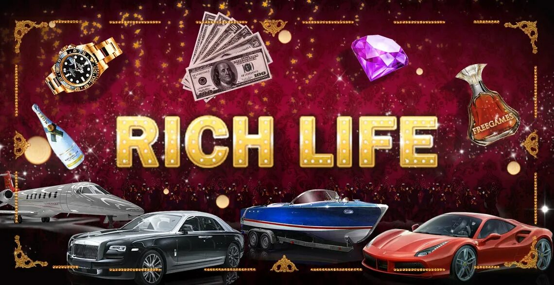 Рич лайф. Rich Life картинки. Rich Life казино. Лайф игры казино.