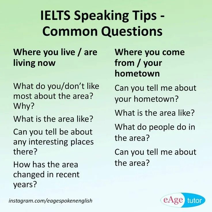 Questions for meeting