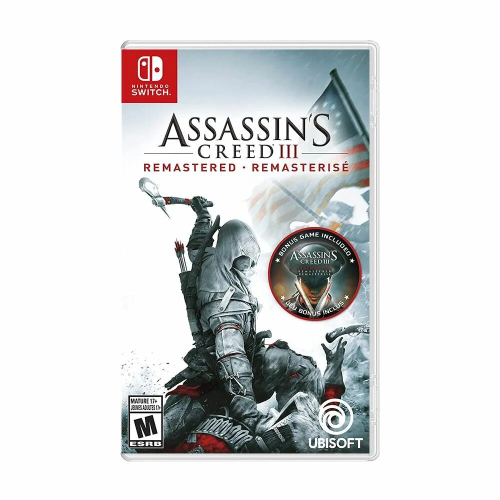 Игра Assassin's Creed III Remastered для Nintendo Switch. Диск ассасин Крид на Нинтендо свитч. Assassins Creed 3 обновленная версия Nintendo Switch,. Ассасин Крид 3 Ремастеред Нинтендо свитч.