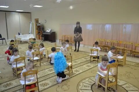 Музыкальное занятие в подготовительной