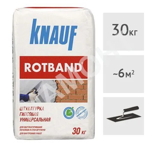 Knauf Ротбанд 30 кг. Штукатурка "Кнауф-Ротбанд" к, 30кг с-000014139. Ротбанд штукатурка гипсовая 30. Штукатурка Knauf Rotband. РБ гипсовая 30 кг. Штукатурка ротбанд 30 купить