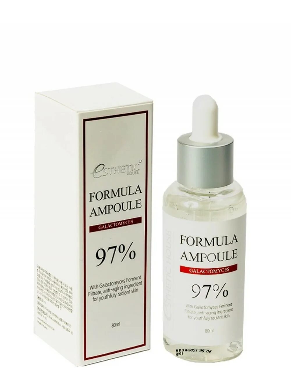 Esthetic House сыворотка для лица с галактомисисом - Formula Ampoule Galactomyces, 80мл. Esthetic House Formula Ampoule Galactomyces 97% сыворотка для лица 80мл. Сыворотка корейская галактомисим 97 Ampoule. Esthetic House сыворотка для лица с галактомисисом. Травопар сыворотка для лица