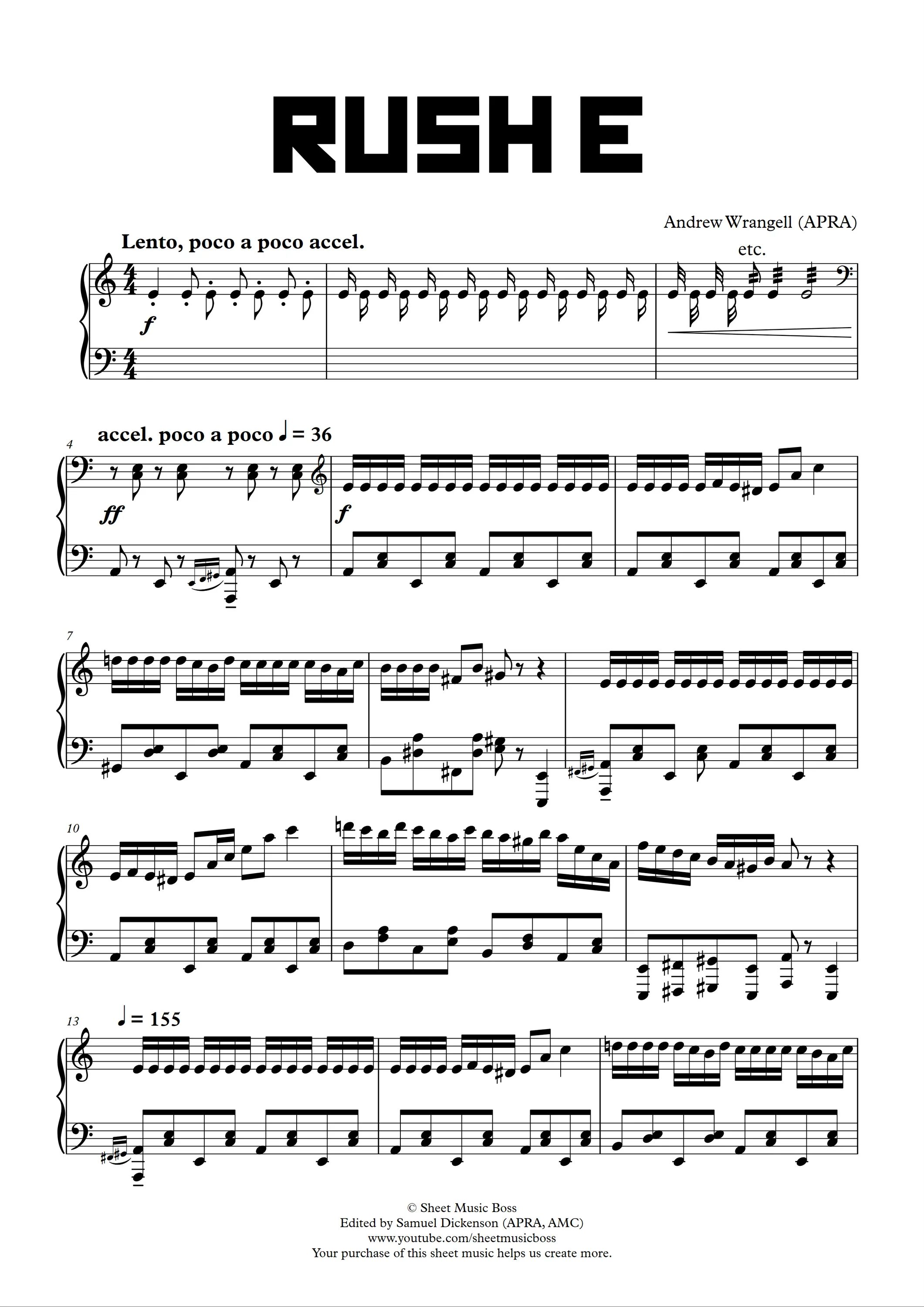 Idea 10 gibran alcocer ноты. Rush ноты для фортепиано. rush e sheets. пианино игра rush e. sheet music boss rush e.