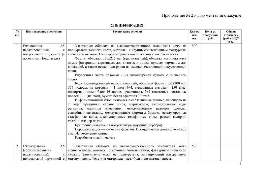 Закупочная спецификация. Спецификация госзакупки. Спецификация на закупку оборудования. Спецификация по закупкам образец.