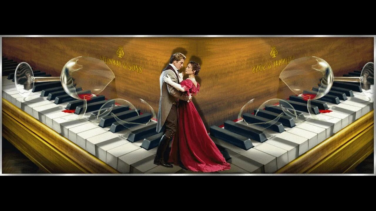 Танец у рояля. Скрипка и клавесин. Вальс на рояле. Клавесин и скрипка