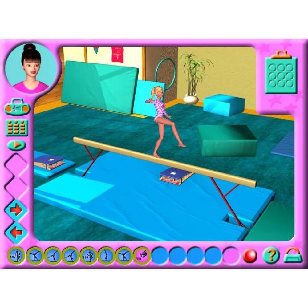 Игра Barbie спортивная гимнастика. Компьютерная игра Барби. Барби гимнастка игра. Барби гимнастика компьютерная игра. Игры для детей 11 12