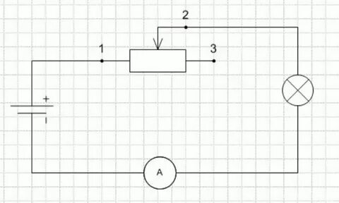 Реостат в цепи схема