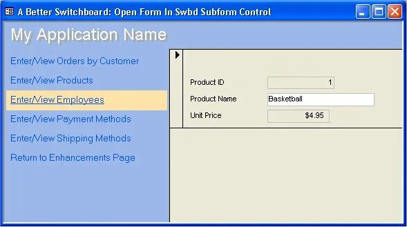 Каскадное обновление данных. Access Windows XP. How to Run switchboard menus MS access. Обновления access