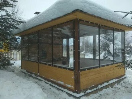 Утепленная беседка
