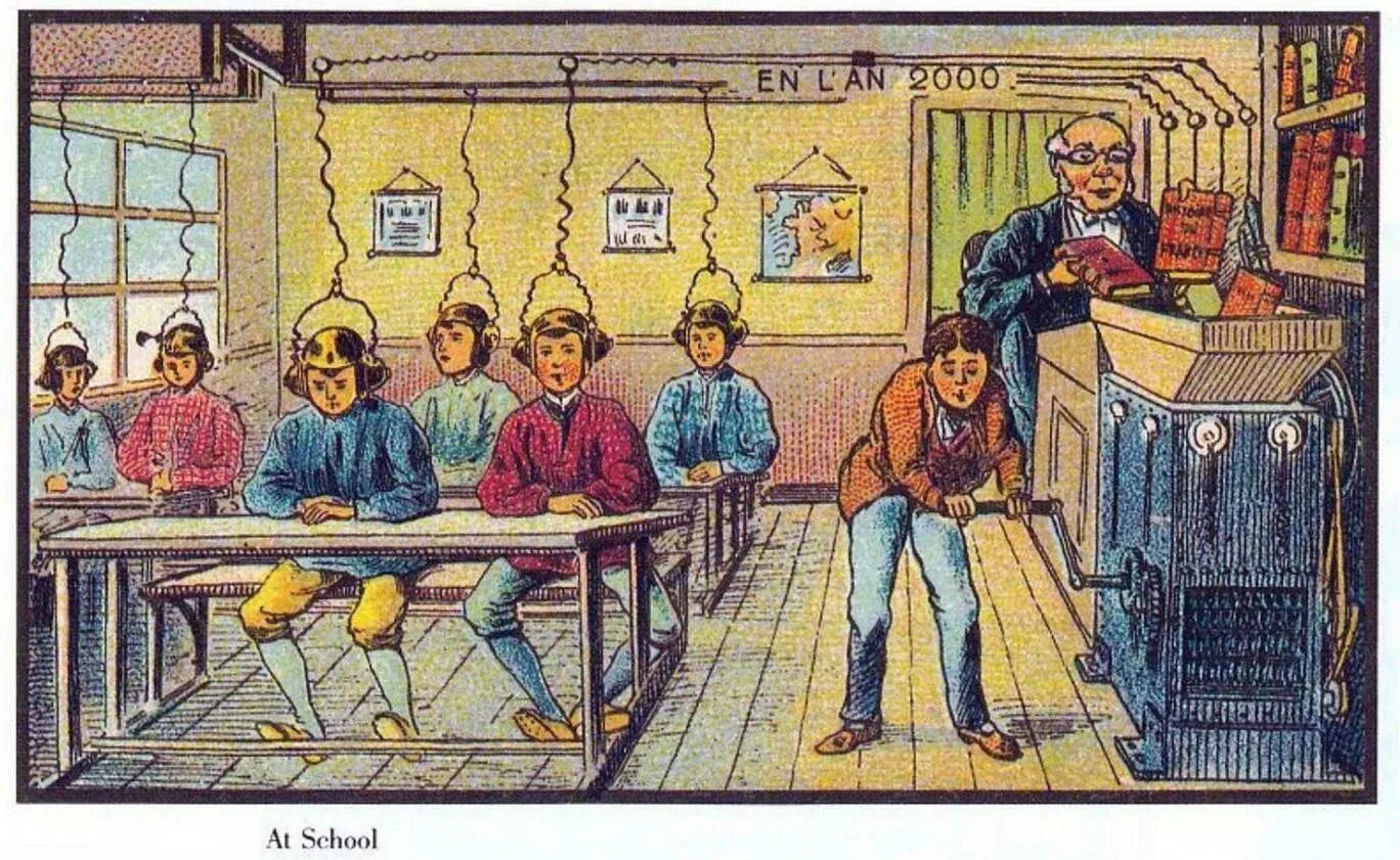 Как люди представляют год. Иллюстрации будущего прошлого века. Как в прошлом представляли будущее. Как люди представляют год. Жан марк коте видение 2000.