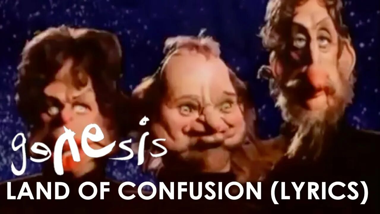 Genesis группа land of confusion. Genesis land of confusion год. Genesis land of confusion. Genesis land of confusion. Genesis группа land of confusion.