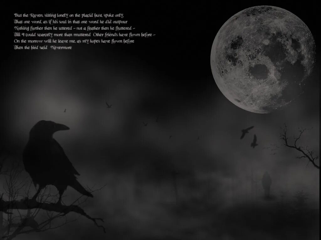 Колыбельная ворон. Ворон и Луна. Черный ворон и Луна. Луна и вороны. Ночь Луна ворона.