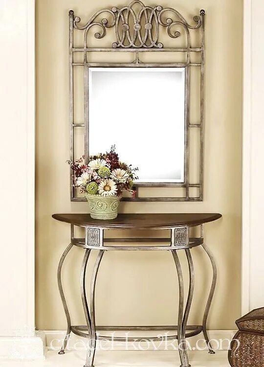 консоль с зеркалом в прихожую. консоль с зеркалом в прихожую. консоль disemobel cloe, 114x28x85 см (660). столик в прихожую. консоль с зеркалом в прихожую.