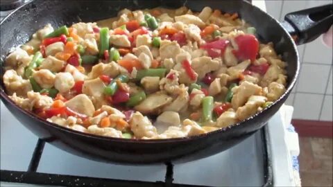 Рецепт с мексиканской смесью и курицей